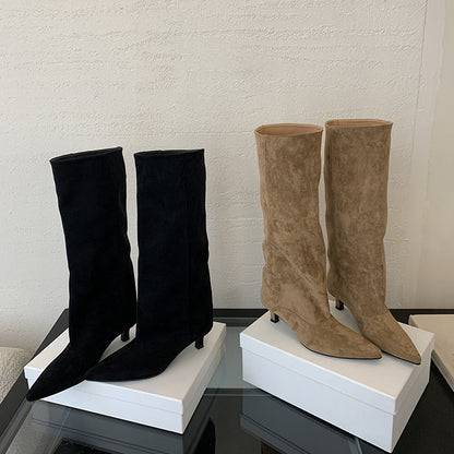 Kemetta™ –  Bottes Hautes à Talon Bas