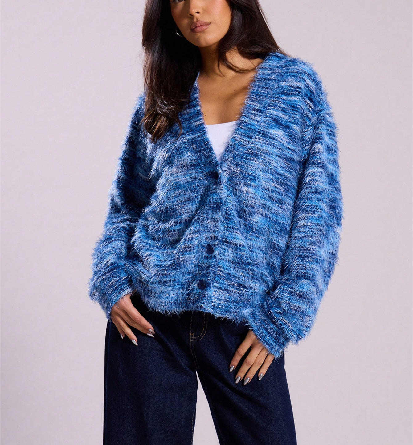 Kemetta™ – Cardigan Tricoté à Rayures