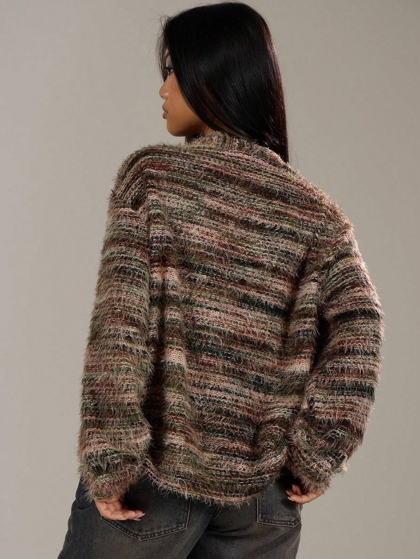 Kemetta™ – Cardigan Tricoté à Rayures