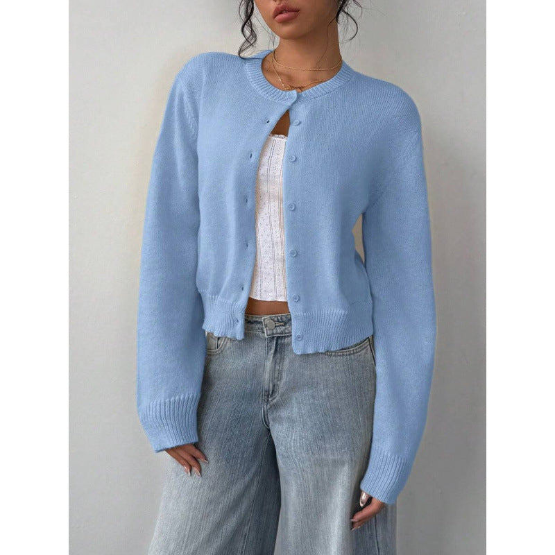 Kemetta™ – Cardigan Tricoté à Manches Longues