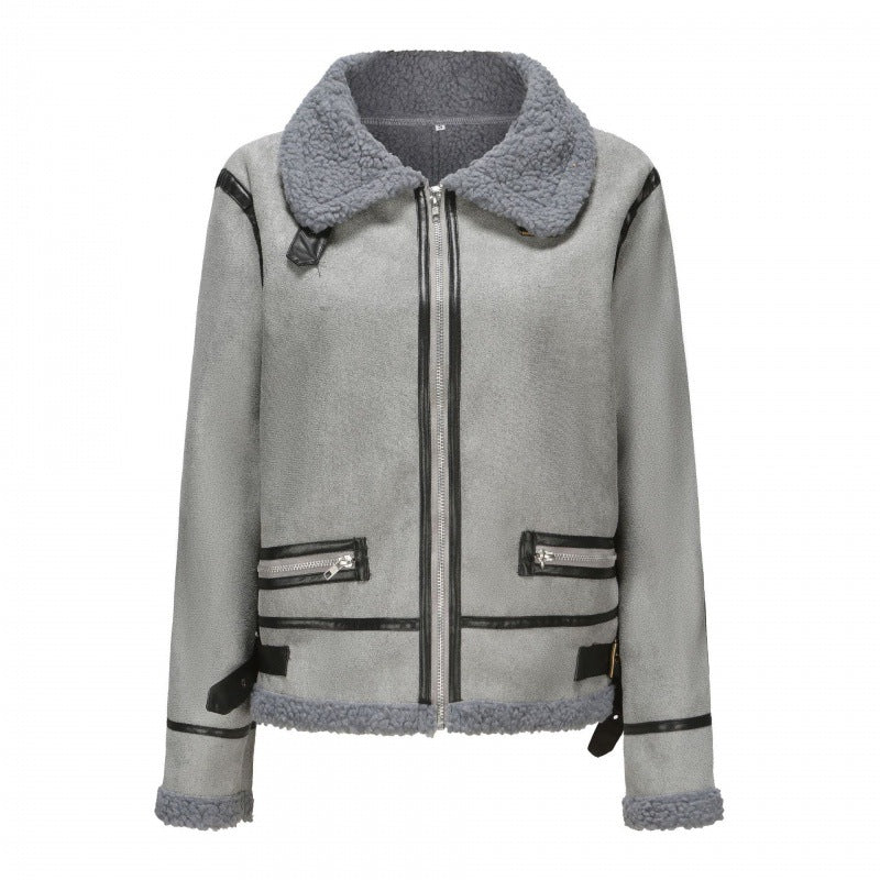 Kemetta™ –  Veste en Fourrure Épaisse Femme