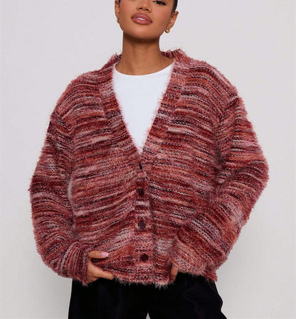 Kemetta™ – Cardigan Tricoté à Rayures