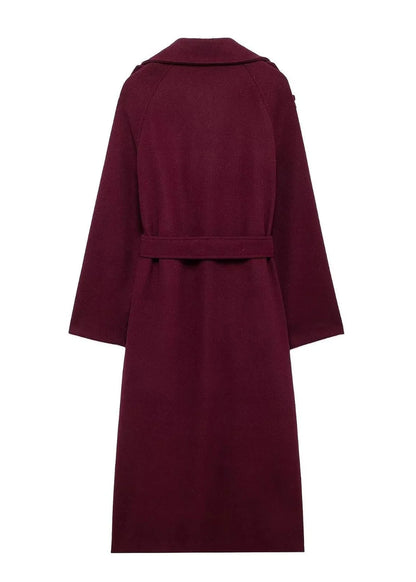 Kemetta™ –  Clara Coat – Rouge Grenat