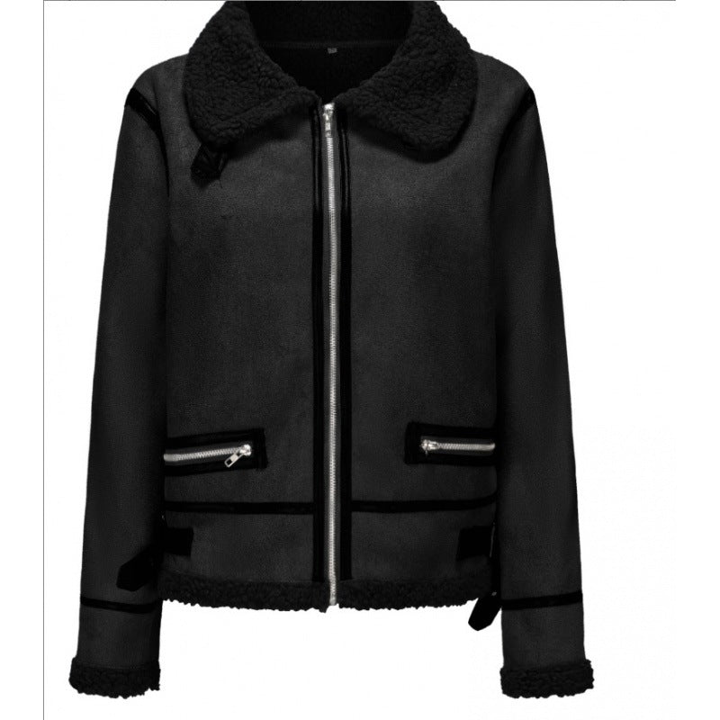 Kemetta™ –  Veste en Fourrure Épaisse Femme